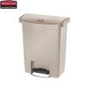 Kosz Slim Jim® Step-On 30L Resin Containers beige